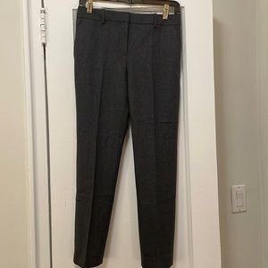 Theory NWT gray wool straight leg slacks size 0
